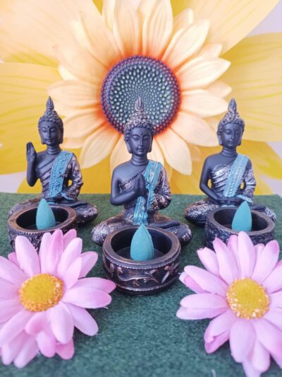 Porta velas o incensario Buda (3 modelos)