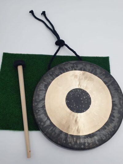 Gong de percusión metal 25 cm