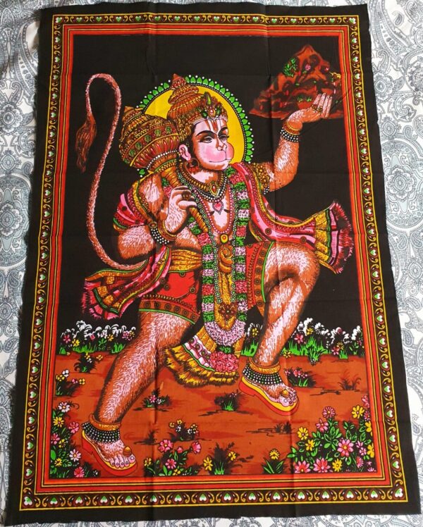Tapiz Dios Hanuman Decoración