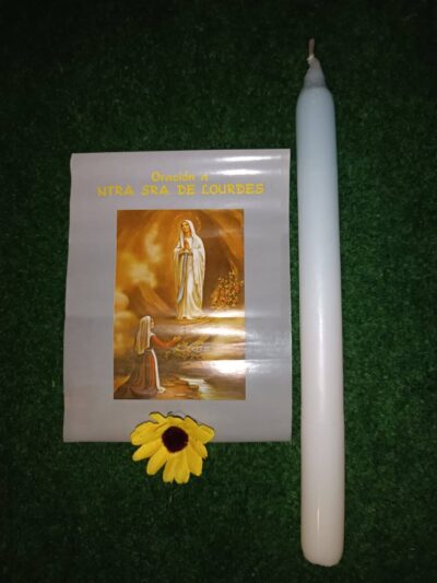 Bujía petición Virgen de Lourdes