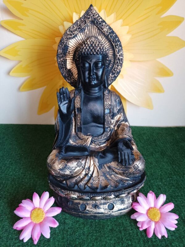 Buda dorado y negro 31×20 Budistas