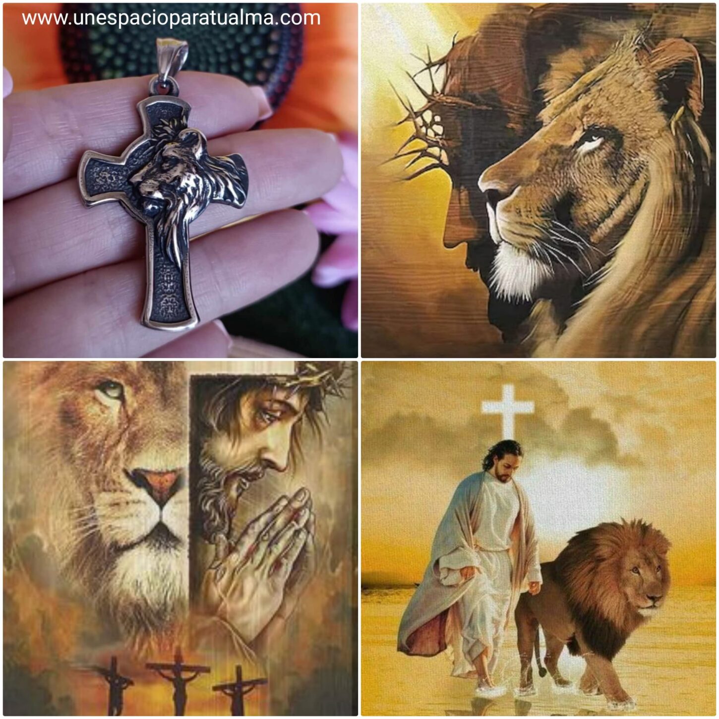 El poder de la cruz del león de Dios